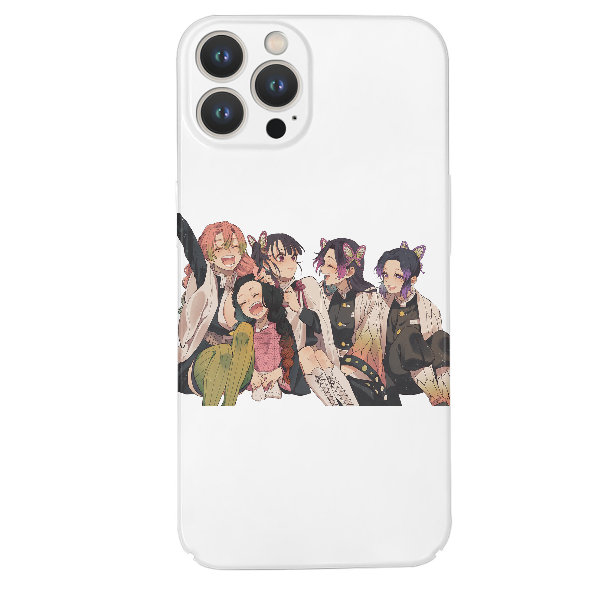 （画像用） 鬼滅の刃（きめつのやいば）蟲柱-胡蝶 しのぶ／こちょう しのぶ Kochou Shinobu 【iPhone 14シリーズ対応】ハードケース